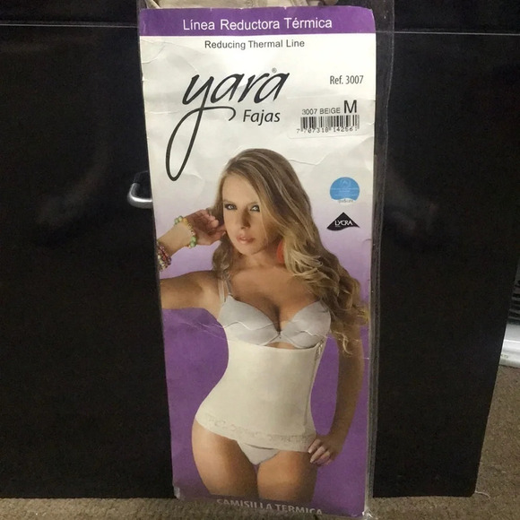 Yara Size Med Reducing Thermal Camisol Line Vest New With Tags Made in Colombia - Picture 1 of 4